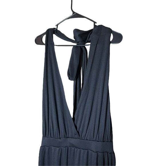 Cider Black Halter Top Jumpsuit - Picture 4 of 6